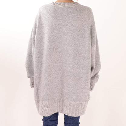 【24AW】"Cascade" オーバーサイズドフィットカシミヤセーター / Oversized sweater in cashmere