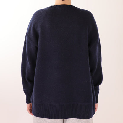 【24AW】"Cascade" オーバーサイズドフィットカシミヤセーター / Oversized sweater in cashmere