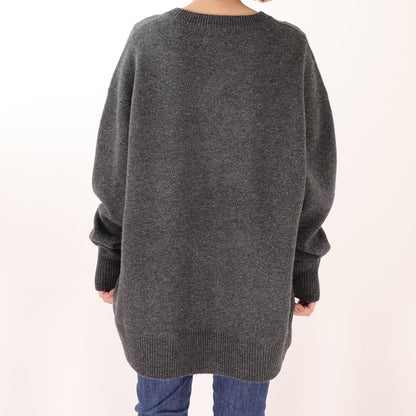 【24AW】"Cascade" オーバーサイズドフィットカシミヤセーター / Oversized sweater in cashmere