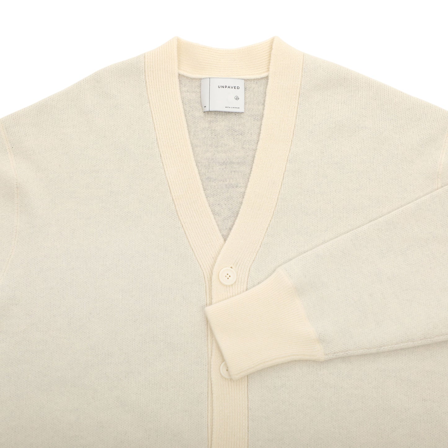 【24AW】"Câlin"オーバーサイズドカーディガン / Oversized Cardigan in solid double jacquard cashmere /