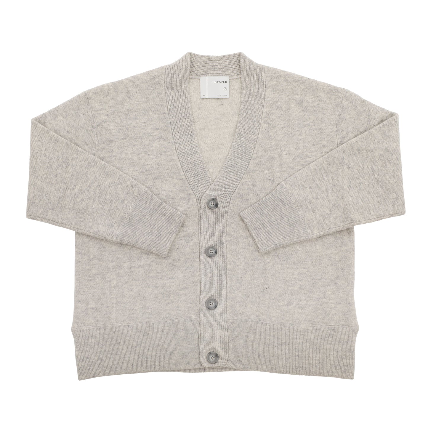 【24AW】"Câlin"オーバーサイズドカーディガン / Oversized Cardigan in solid double jacquard cashmere /