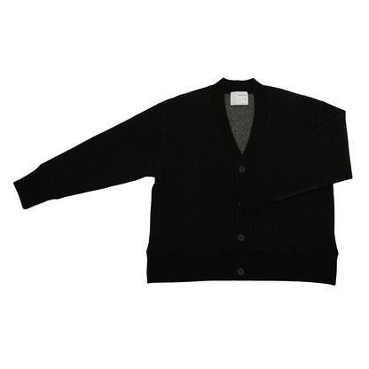 【24AW】"Câlin"オーバーサイズドカーディガン / Oversized Cardigan in solid double jacquard cashmere /