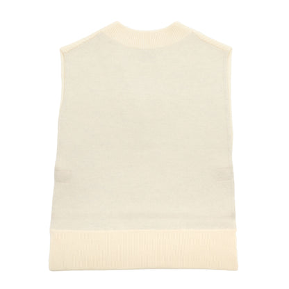 【24AW】"Nappé" オーバーサイズド タバードカシミヤベスト / Oversized Tabard Vest in cashmere