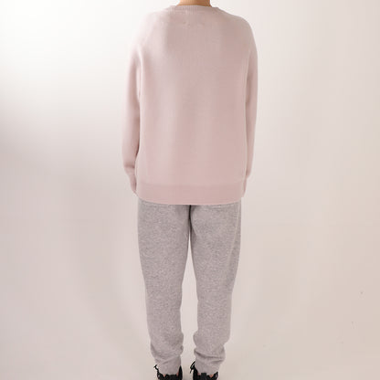 【24AW】"Aisie"ラウンジジョガーカシミヤパンツ / Lounge-Joggerz Pant in double jacquard Cashmere