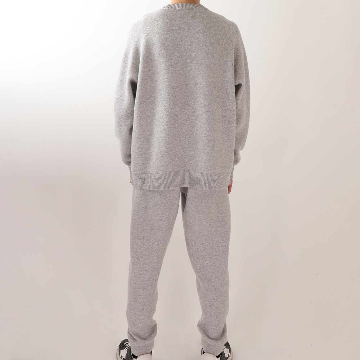 【24AW】"Aisie"ラウンジジョガーカシミヤパンツ / Lounge-Joggerz Pant in double jacquard Cashmere