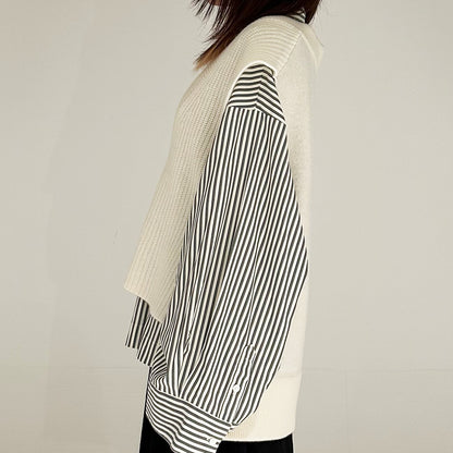 【24AW】"Nappé" オーバーサイズド タバードカシミヤベスト / Oversized Tabard Vest in cashmere